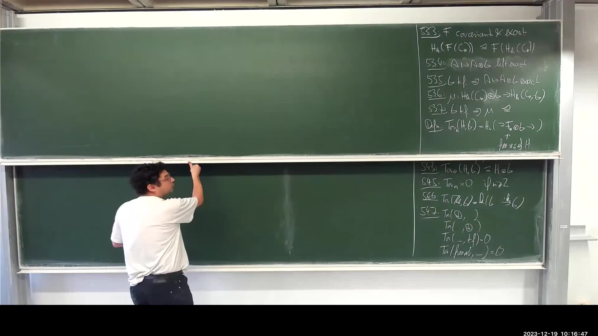 Algebraic topology III - lecture 19