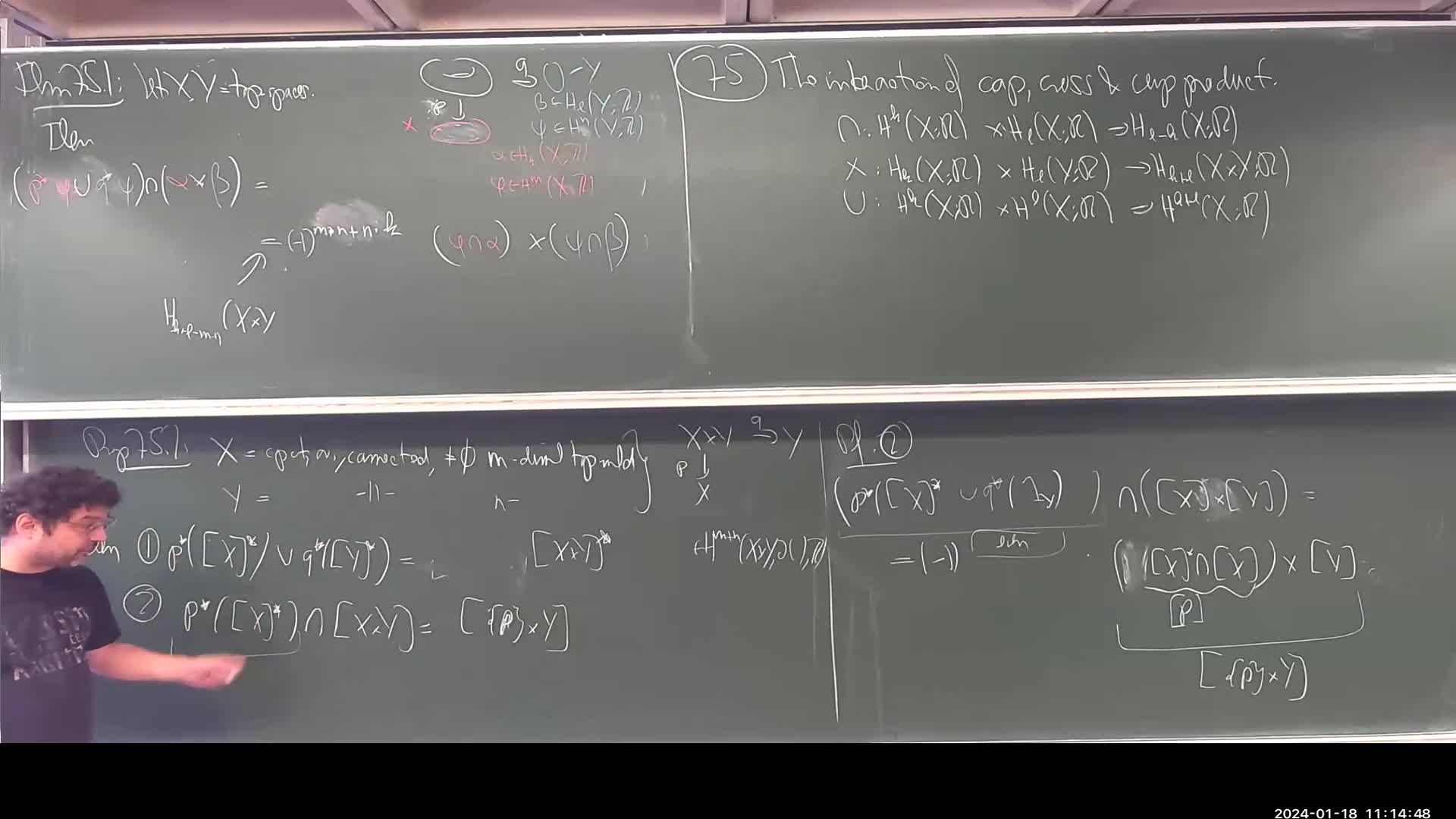 Algebraic topology III - lecture 24