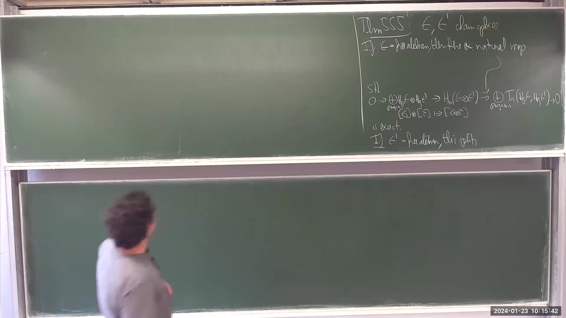 Algebraic topology III - lecture 25