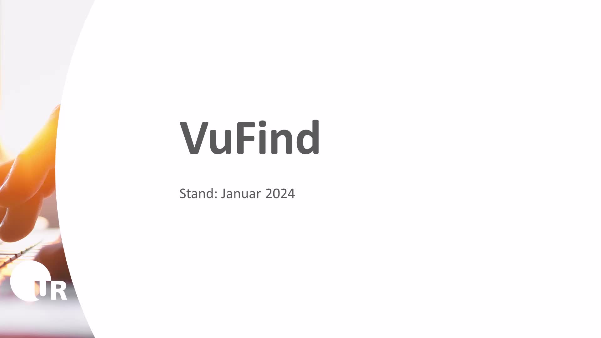VuFind (Stand Januar 2024)