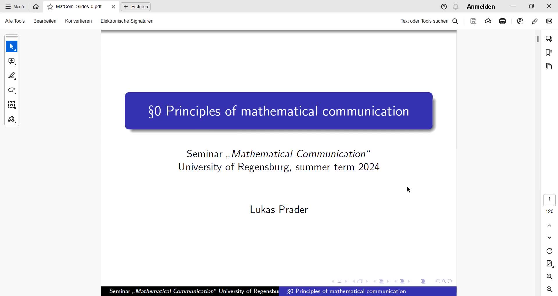 §0 Principles of mathematical communication