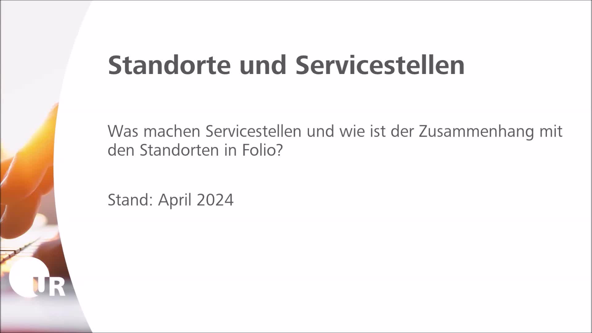 Standorte und Servicestellen