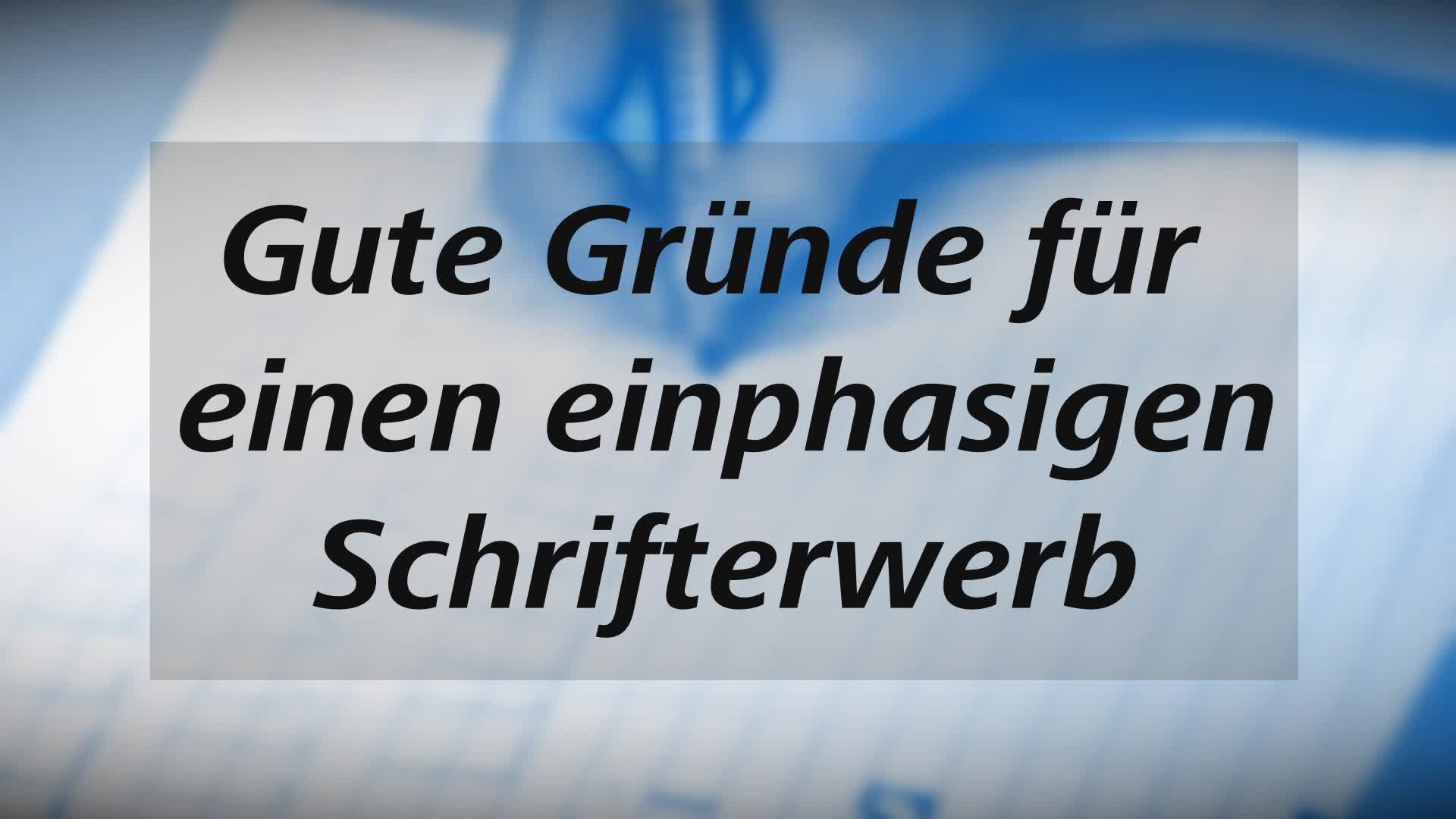 Elterninformationsvideo 'Einphasiger Schrifterwerb'