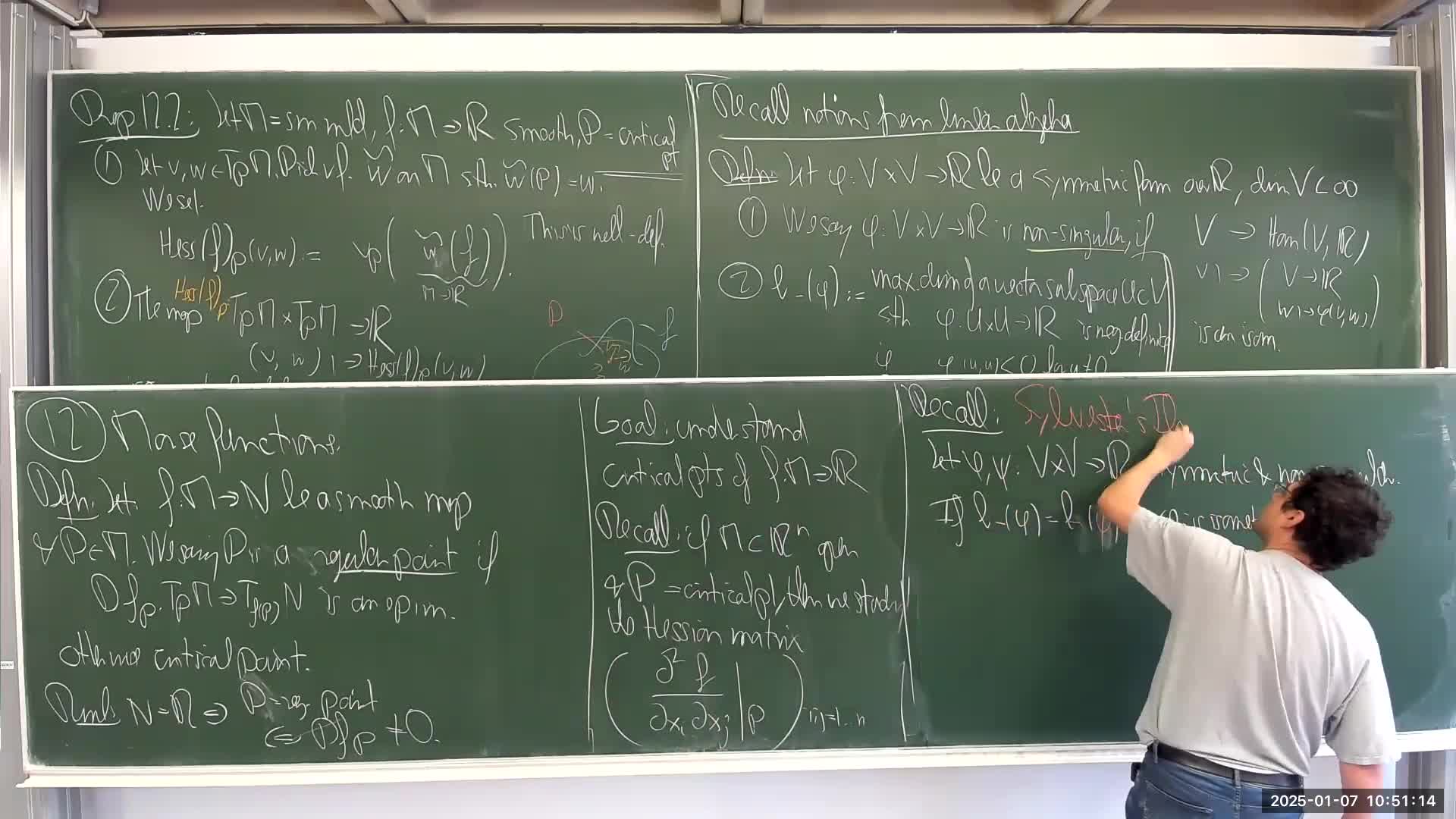 topics in topology - lecture 20