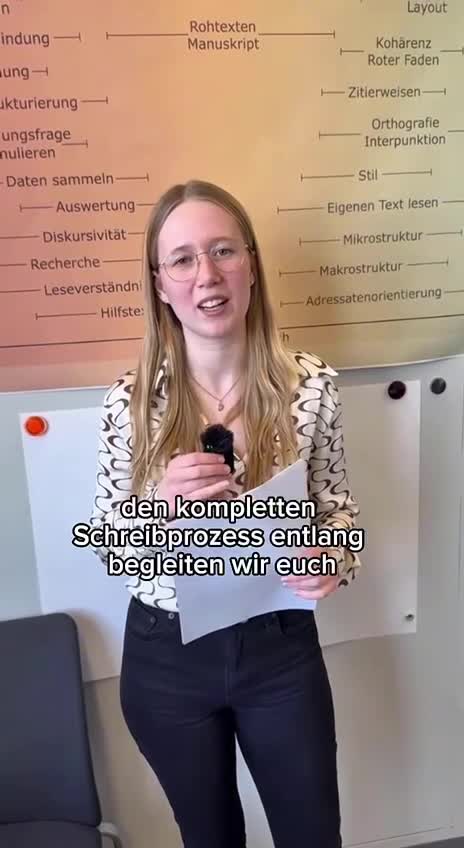 Die Schreibberatung der Uni Regensburg stellt sich vor