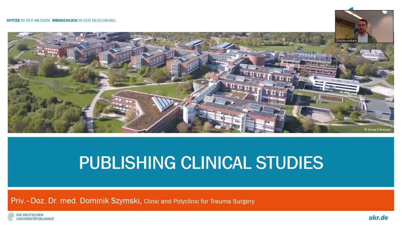 GWP - Publishing clinical studies