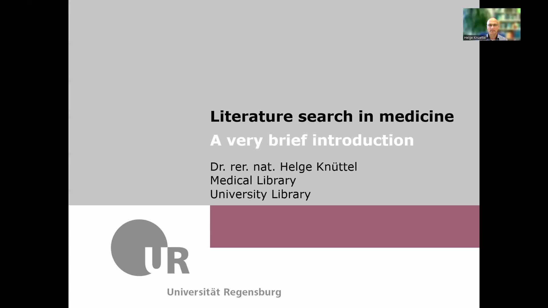 GWP - Literature search - Küttel