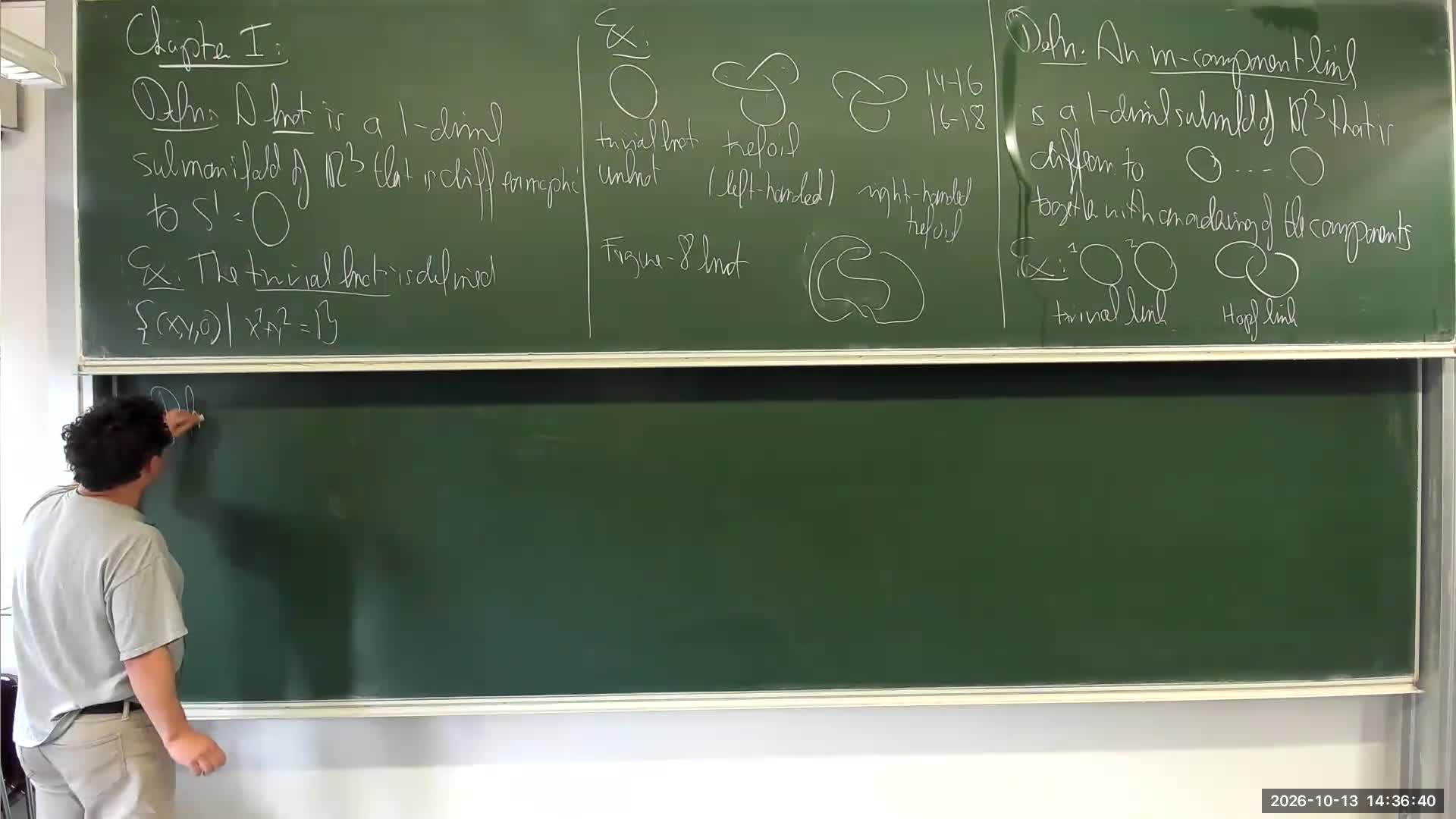 knot theory - lecture 01